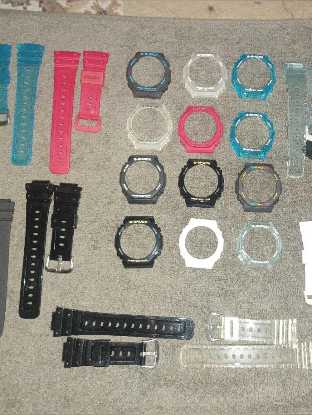 CASIO G-SHOCK 2100 ( BANDS + BEZELS LOT )